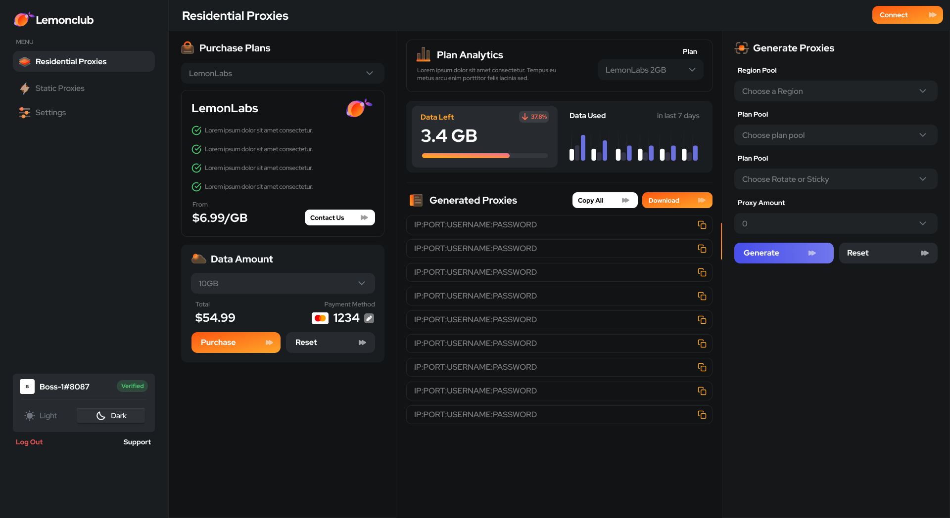 LemonClub - Sneakers Proxy Solution